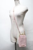 画像2: Maison de FLEUR / モノグラムスマホポシェット  ピンク S-25-03-25-010-LO-BG-AS-ZS (2)