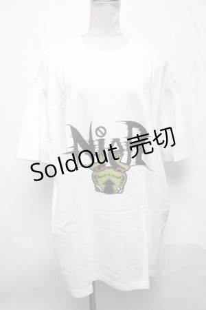 画像: NieR Clothing / プリントTシャツ  白 S-25-03-25-022-PU-TO-AS-ZY