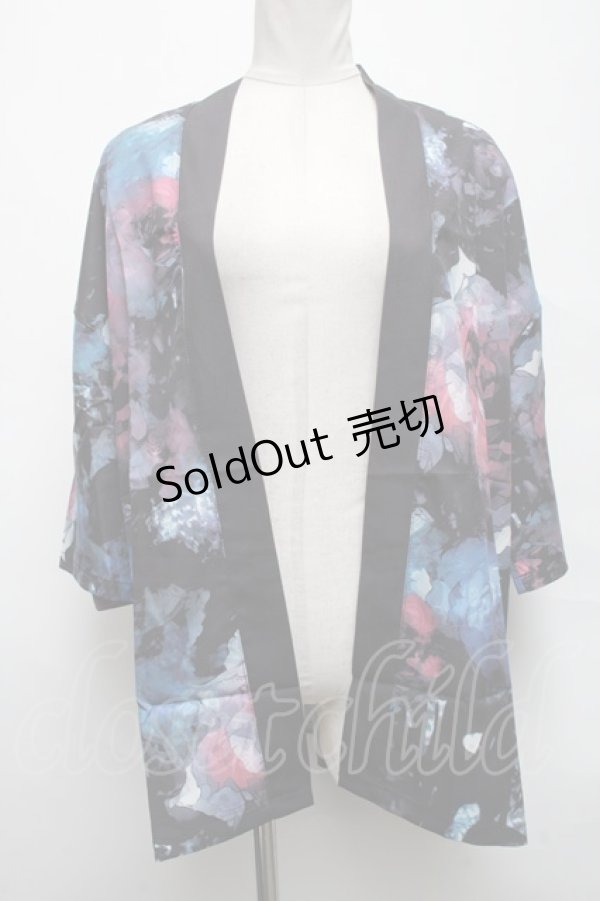 画像1: NieR Clothing / 転写プリント羽織   S-25-03-25-036-PU-BL-HR-ZS (1)