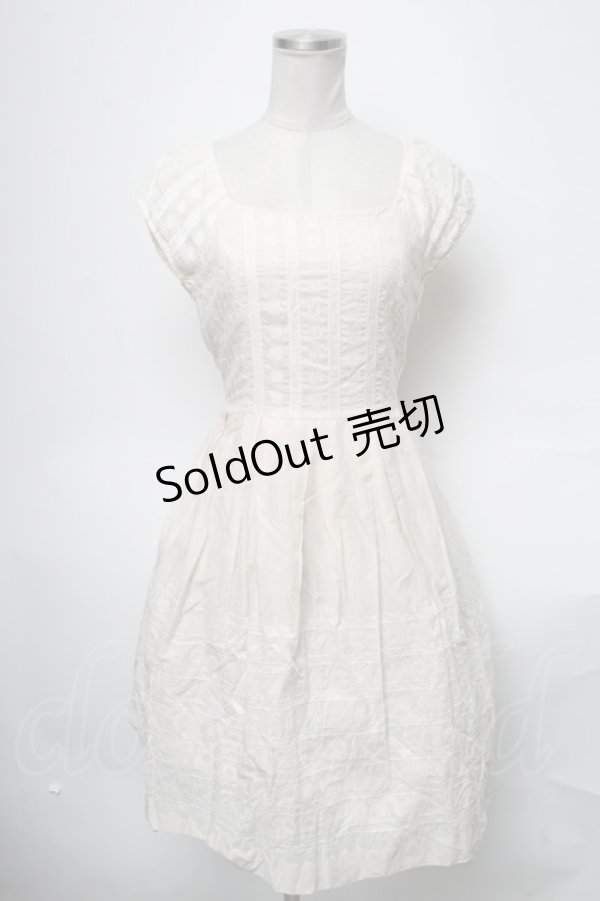 画像1: Jane Marple / ドット刺繍ワンピース  オフ S-25-03-28-059-JM-OP-AS-ZS (1)