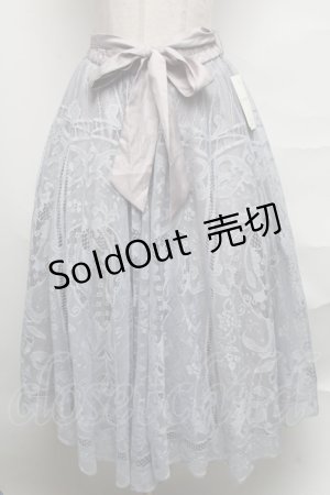 画像: axes femme /レースレイヤードスカート   S-25-03-28-070-AX-SK-AS-ZS