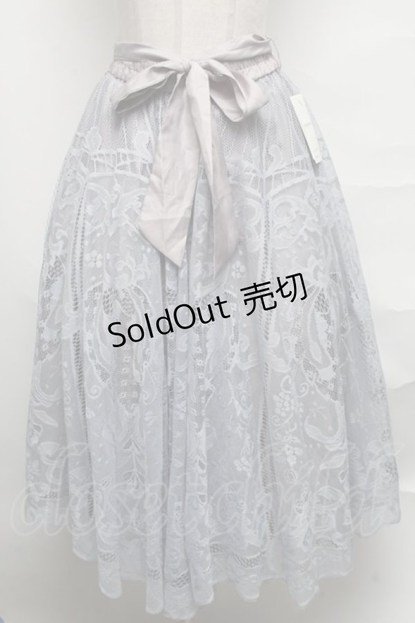 画像1: axes femme /レースレイヤードスカート   S-25-03-28-070-AX-SK-AS-ZS (1)