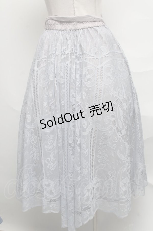 画像2: axes femme /レースレイヤードスカート   S-25-03-28-070-AX-SK-AS-ZS (2)