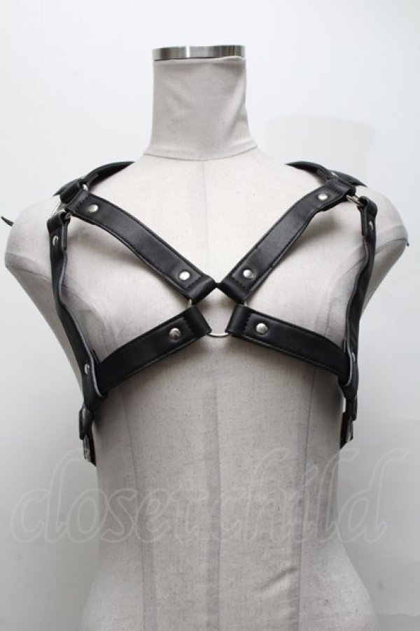 画像1: KILL STAR / Totally Bats Harness  黒 S-25-03-28-008-SL-ZA-AS-ZS (1)
