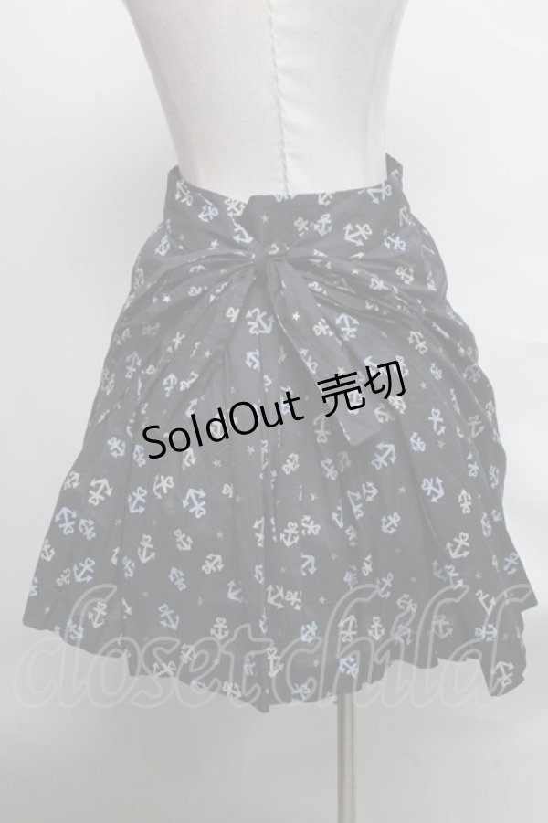 画像2: 【SALE】Jane Marple /アンカースカート  紺 S-25-03-28-081-JM-SK-AS-ZT406 (2)