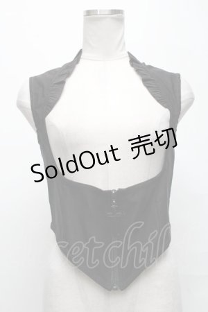 画像: KILL STAR / ISOBELLAコルセットトップス  黒 S-25-03-28-009-SL-TO-AS-ZS