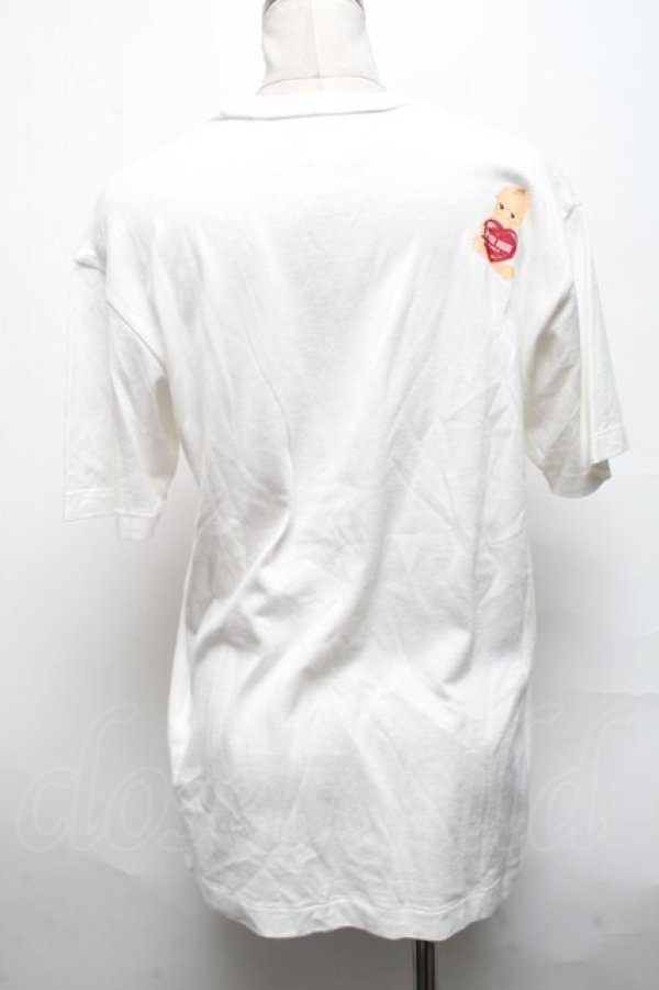 画像2: PINK HOUSE / キューピープリントＴシャツ  オフ S-25-03-28-012-LO-TO-ET-ZS (2)