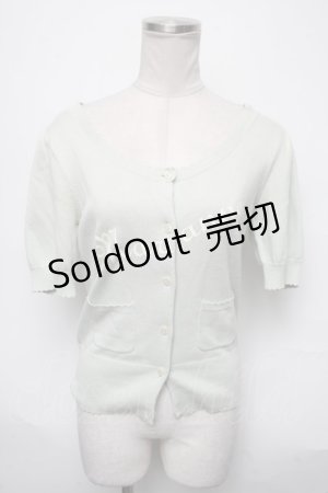 画像: Fi.n.t / 半袖ニットカーディガン   S-25-03-28-026-CA-TO-ET-ZS