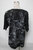 画像2: HN+DIE / プリントTシャツ  黒 S-25-03-28-036-HN-TS-HR-ZS (2)