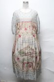 画像1: Jane Marple / Edinburgh souvenirsパフィースリーブドレス  グレー S-25-03-31-048-JM-OP-AS-ZS (1)