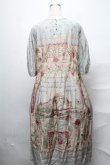 画像2: Jane Marple / Edinburgh souvenirsパフィースリーブドレス  グレー S-25-03-31-048-JM-OP-AS-ZS (2)