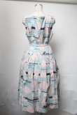 画像2: Jane Marple / Jolies broderies apron dress  ブルーグレー S-25-03-31-065-JM-OP-AS-ZS (2)