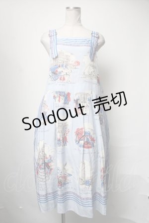 画像: Jane Marple / Bonjour Parisエプロンドレス  サックス S-25-03-31-066-JM-OP-AS-ZS