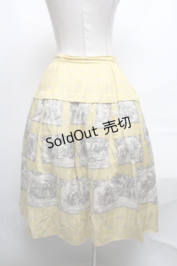 画像2: Jane Marple / Spirit of libertyフラッフィースカート  イエロー S-25-03-31-075-JM-SK-AS-ZS (2)
