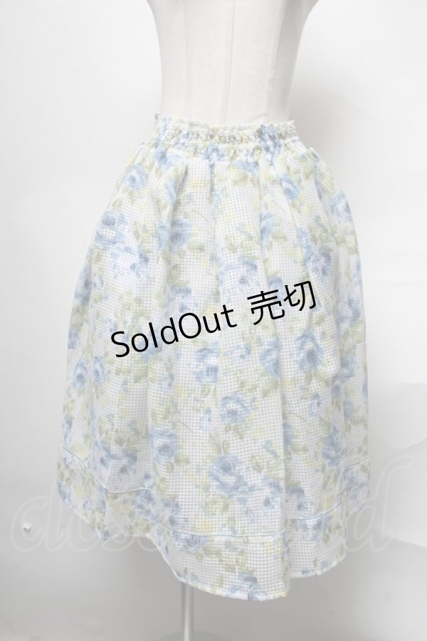 画像1: axes femme / スカート  ブルー S-25-03-31-079-AX-SK-AS-ZS (1)