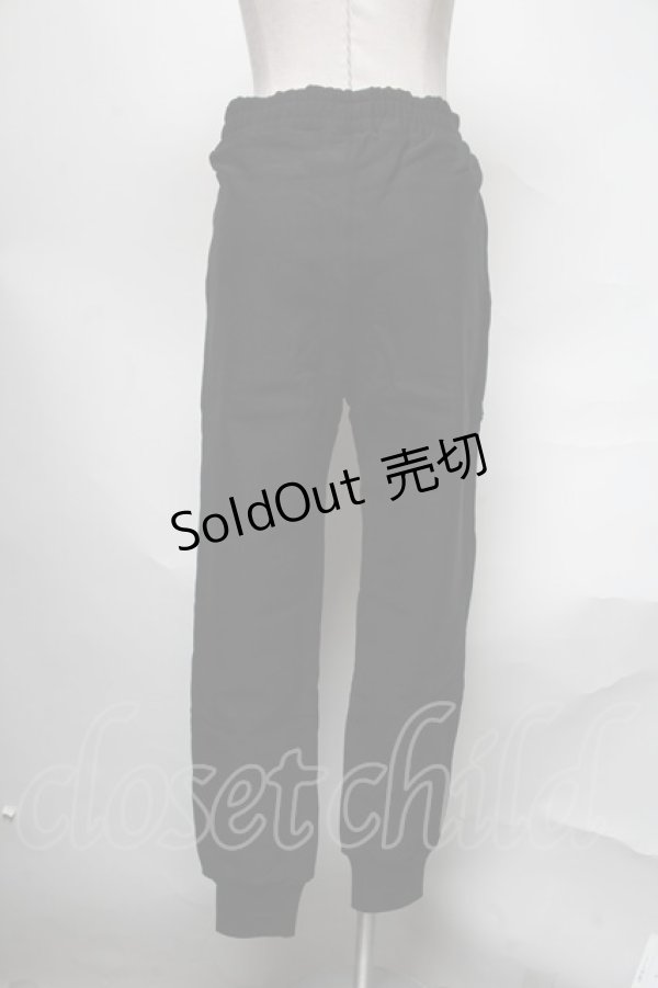 画像2: NieR Clothing / ロゴテープパンツ  黒 S-25-03-31-081-PU-PA-AS-ZS (2)