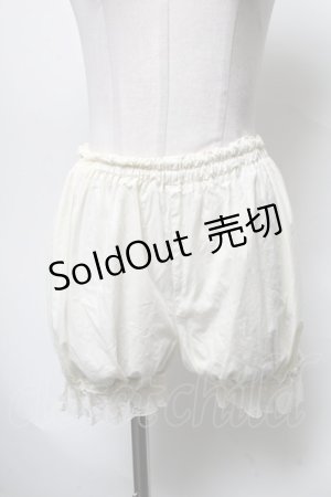 画像: metamorphose / ブルマ（幅広レース）  キナリ S-25-03-31-082-ME-PA-HR-ZS
