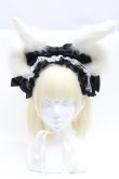 画像2: 危機裸裸商店 / 角&リボンヘッドドレス  黒ｘ白 S-25-03-31-006-GO-AC-HR-ZS (2)