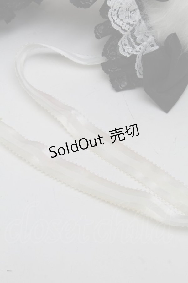 画像4: 危機裸裸商店 / 角&リボンヘッドドレス  黒ｘ白 S-25-03-31-006-GO-AC-HR-ZS (4)