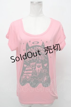 画像: PEACE NOW / プリントTシャツ  ピンク S-25-03-31-009-PU-TO-HR-ZS