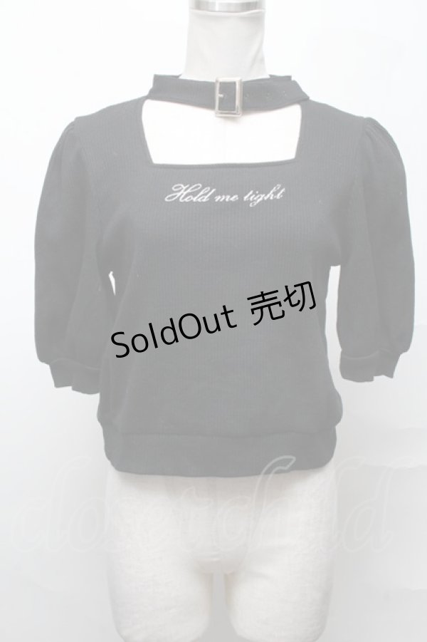 画像1: Ank Rouge / リブトップス  黒 S-25-03-31-030-CA-TO-AS-ZS (1)