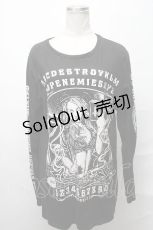 画像: KILL STAR / pt長袖カットソー  黒 S-25-03-31-034-SL-TO-AS-ZS
