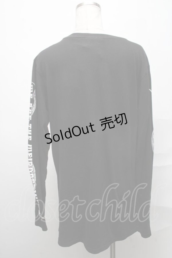 画像2: KILL STAR / pt長袖カットソー  黒 S-25-03-31-034-SL-TO-AS-ZS (2)
