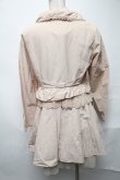 画像2: axes femme / レース配色ナイロンコート  ベージュ S-25-04-01-042-AX-CO-HR-ZS (2)