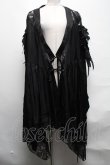 画像1: DARK IN LOVE / Gothic lace hollow shoulders kimono dress S 黒 S-25-04-01-057-PU-TO-HR-ZS (1)