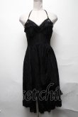 画像1: DARK IN LOVE / Gothic sexy ruffle low neckline dovetail lace dress S 黒 S-25-04-01-060-PU-TO-HR-ZS (1)