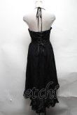 画像2: DARK IN LOVE / Gothic sexy ruffle low neckline dovetail lace dress S 黒 S-25-04-01-060-PU-TO-HR-ZS (2)
