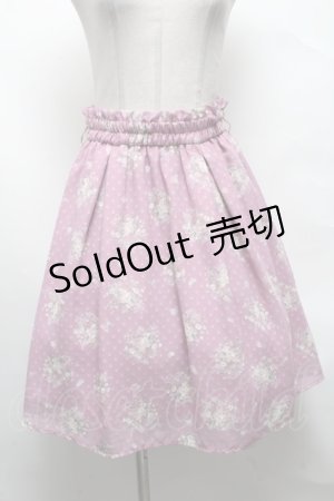 画像: LODISPOTTO / 花柄スカート  ピンク S-25-04-01-074-LO-SK-AS-ZS