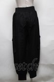 画像2: NieR Clothing / カーゴパンツ  黒 S-25-04-01-086-PU-PA-HR-ZS (2)