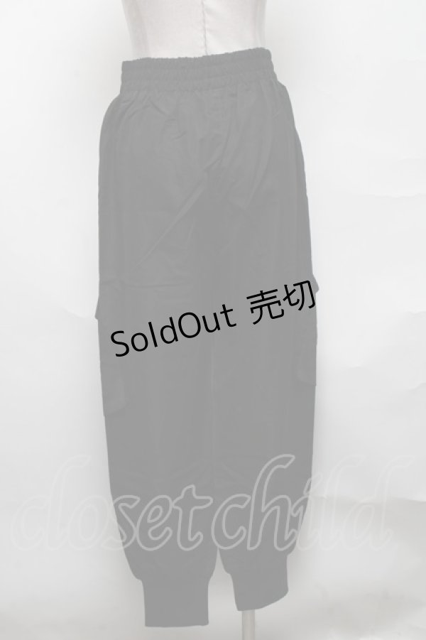 画像2: NieR Clothing / カーゴパンツ  黒 S-25-04-01-086-PU-PA-HR-ZS (2)