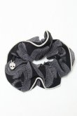 画像1: HYSTERIC GLAMOUR / スカルチャーム付きシュシュ  黒 S-25-04-01-011-PU-AC-HR-ZS (1)