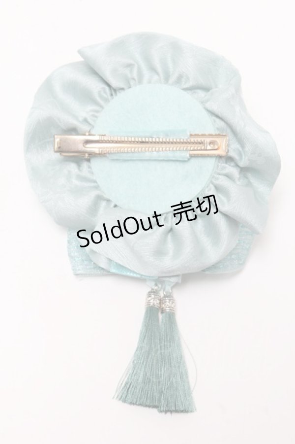 画像3: Hoshibako Works / 藤花集中華風お団子クリップ式ヘッドドレス  ミント S-25-04-01-019-LO-AC-AS-ZS (3)