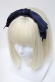 画像1: LOLITA / リボンカチューシャ  紺 S-25-04-01-023-LO-TO-AS-ZS (1)