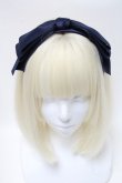 画像2: LOLITA / リボンカチューシャ  紺 S-25-04-01-023-LO-TO-AS-ZS (2)