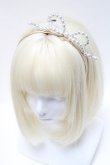 画像1: MILK / パールリボンカチューシャ  ゴールドｘパール S-25-04-01-026-ML-AC-AS-ZS (1)
