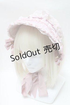 画像: 星箱works / リトルグレイスボンネット  ピンク S-25-04-01-029-PU-AC-AS-ZS