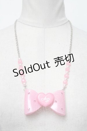 画像: Angelic Pretty / きらめきハートリボンネックレス  ピンク S-25-04-01-033-AP-AC-AS-ZS