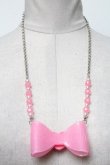 画像2: Angelic Pretty / きらめきハートリボンネックレス  ピンク S-25-04-01-033-AP-AC-AS-ZS (2)