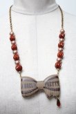 画像1: Angelic Pretty / Melty Ribbon Chocolateネックレス  ブラウン S-25-04-01-037-AP-AC-AS-ZS (1)