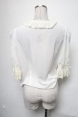 画像2: Angelic Pretty / Sugarジャボブラウス  オフ S-25-04-03-049-AP-BL-HR-ZS (2)