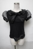 画像1: Angelic Pretty / ガラスの人形カットソー  黒 S-25-04-03-061-AP-TO-HR-ZS (1)
