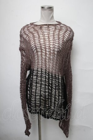 画像: Drug Honey / バイカラーニットトップス   S-25-04-03-066-PU-TO-AS-ZT129