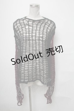 画像: Drug Honey / バイカラーニットトップス   S-25-04-03-067-PU-TO-AS-ZS
