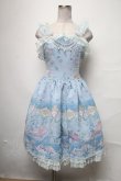 画像1: Angelic Pretty / Aquarium Carnivalペプラムジャンパースカート  サックス S-25-04-03-075-AP-OP-HR-ZS (1)