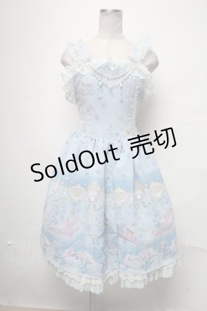 画像: Angelic Pretty / Aquarium Carnivalペプラムジャンパースカート  サックス S-25-04-03-075-AP-OP-HR-ZS