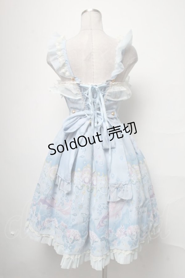 画像2: Angelic Pretty / Aquarium Carnivalペプラムジャンパースカート  サックス S-25-04-03-075-AP-OP-HR-ZS (2)